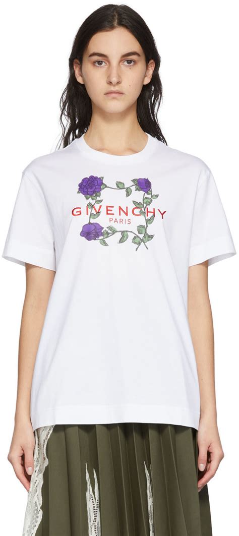 roses and givenchy t shirt|Givenchy tank top.